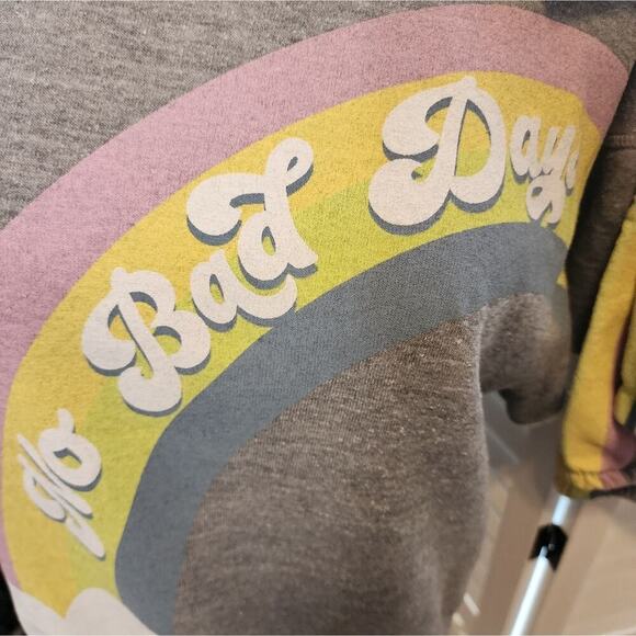 WILDFOX NO MORE BAD DAYS NEW SWEAT SET /SWEATSHIRT AND PANTS SIZE MED - Picture 5 of 8